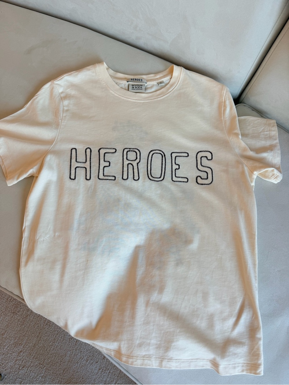 Scotch & Soda - Heroes Embroidered Logo Tee